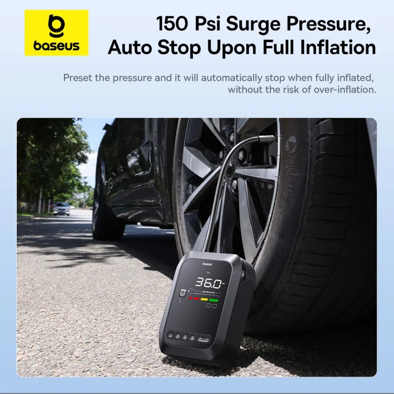 Baseus Car Jump Start Booster & Powerbank + Inflator 12650mAh 1200A SUPER ENERGY