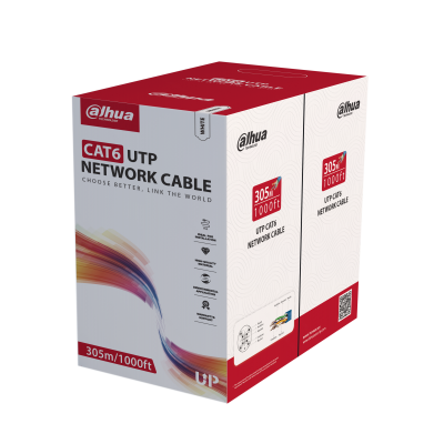 Dahua CAT6 OFC Cable 0.53mm 305m Grey PFM920I-6UN-C