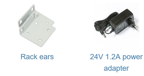 MikroTik SW 24-Port Gigabit Ethernet Smart Switch with 2 x SFP+ R/M CSS326-24G