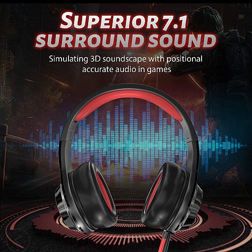 Edifier Hecate G4 7.1 USB-Audio Gaming Headset Black/Red
