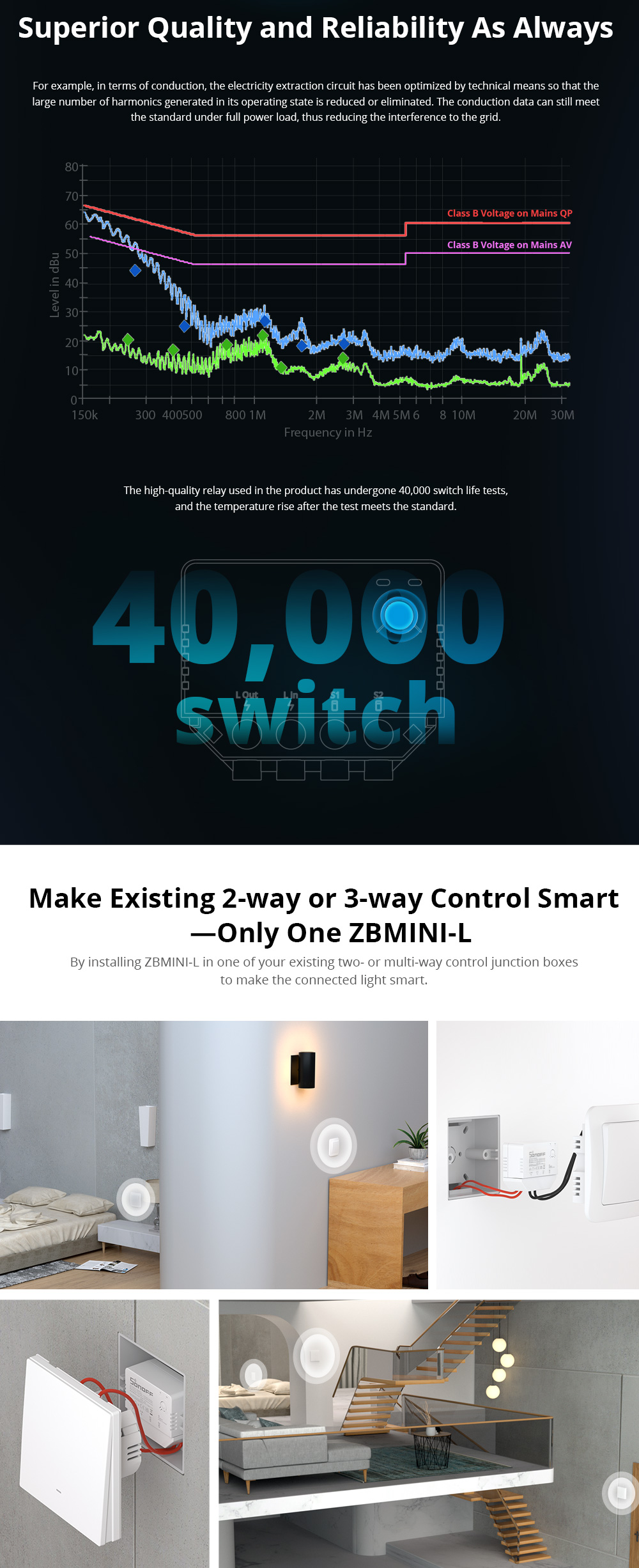 Sonoff ZBMINI-L Zigbee 3.0 Smart Switch
