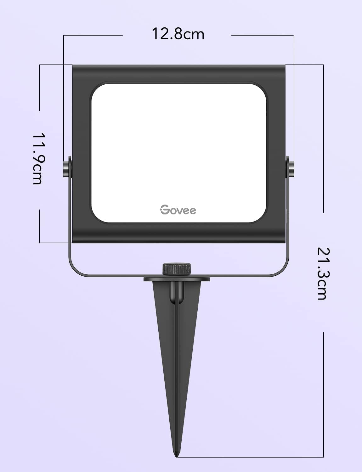 Govee Outdoor LED RGBICWW Smart Flood Lights (4pack) H7060