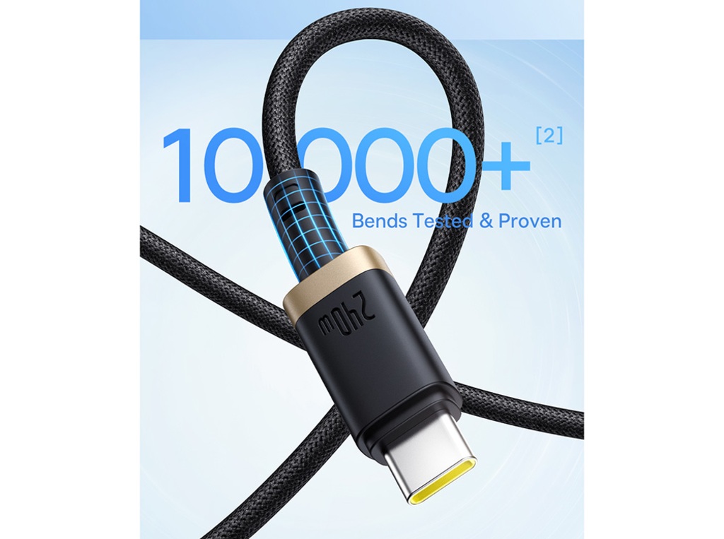 Baseus Cable USB-C to USB-C Dura Braided 1.0m 240W Black