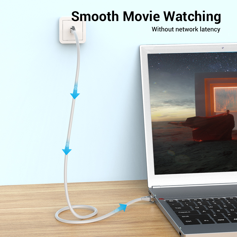 Vention NETWORK Cable CAT6A SFTP 3.0m Grey IBHHI