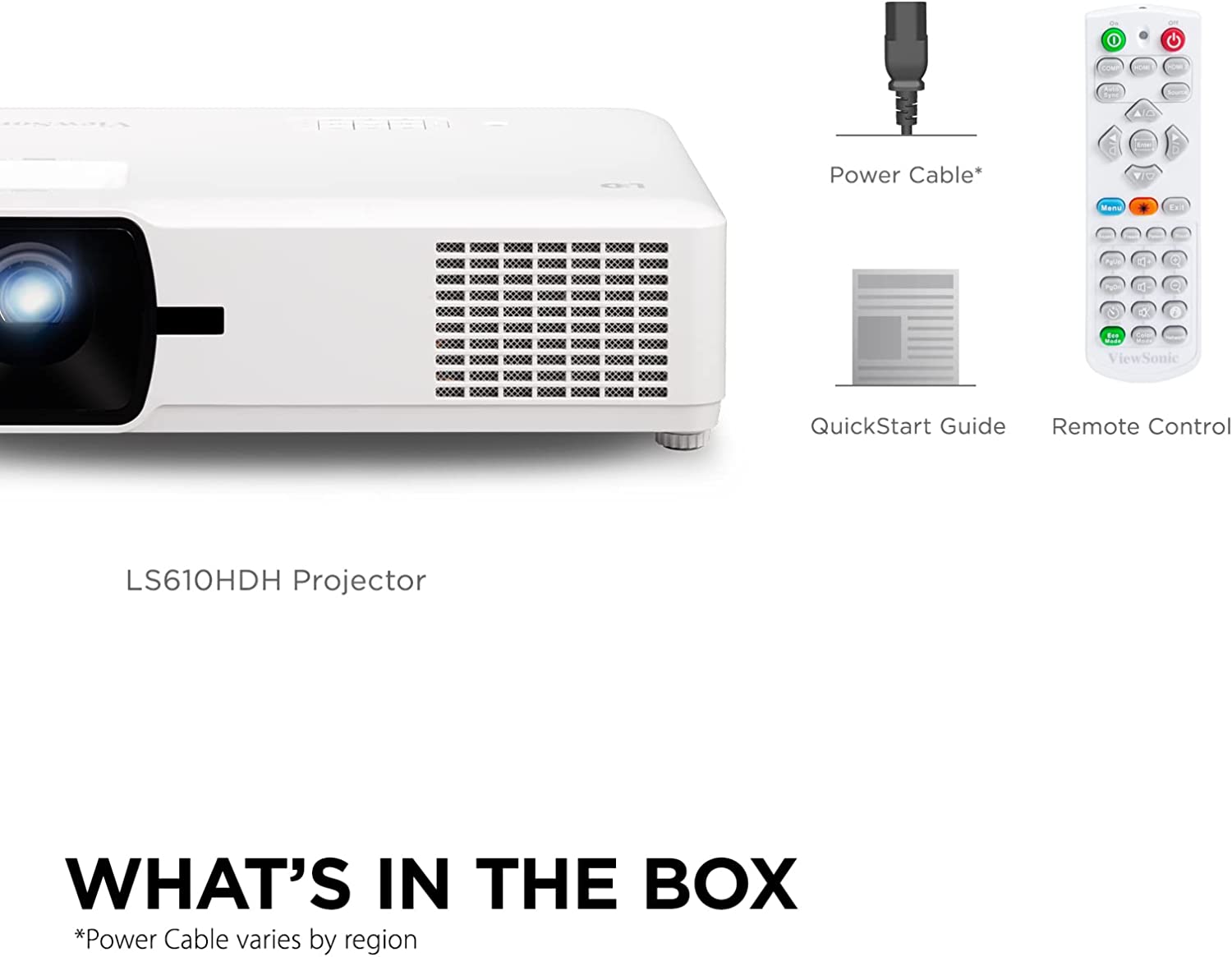Viewsonic Projector LS610HDH 1080p LED Business/Education 4000 Lumens