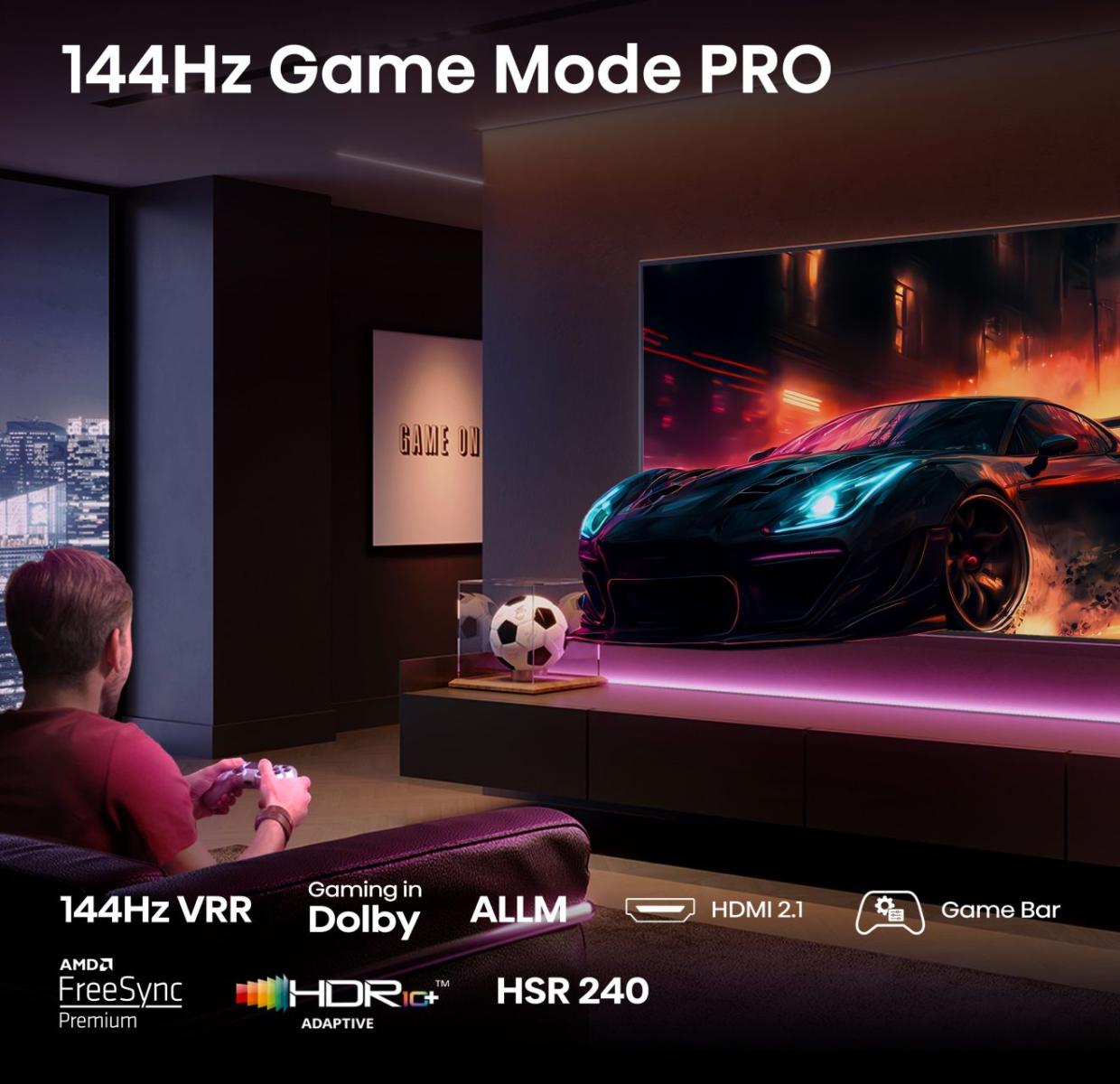 Hisense 100E7Q PRO 100'' 4K Smart QLED 120hz TV