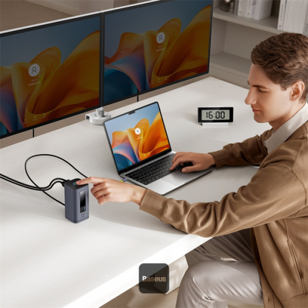 Baseus Spacemate Series 10-in-1 Docking Station Dual Display for MAC