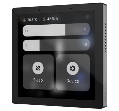 HDL Panel SOURCE Mini Panel 4" Touch Screen Black