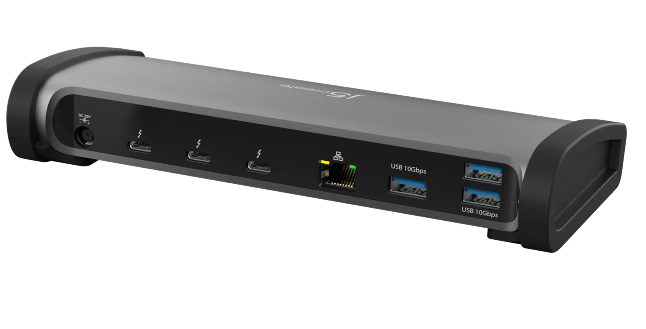 j5create Thunderbolt 4 Intel Certified 30Gbps Docking Station 11-in-1 4K Dual Display with 135W PSU JTD562