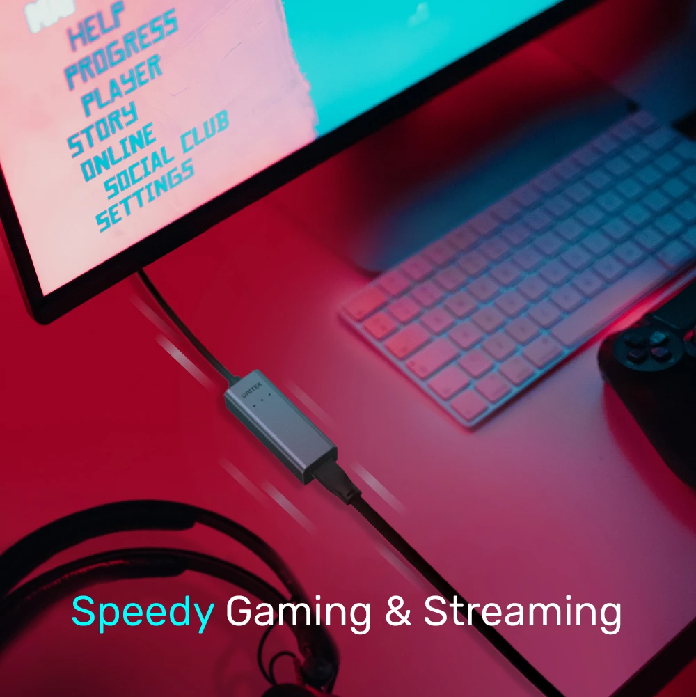 Unitek U1313A USB-C 3.2 to 2.5GbE RJ45 Adapter