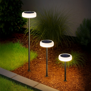 GBC KELU HALO Solar Garden Lamp 100lm Natural White
