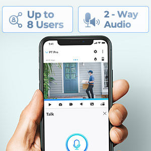 Reolink BP Outdoor Battery Camera 4MP PTZ ARGUS PT Dual White