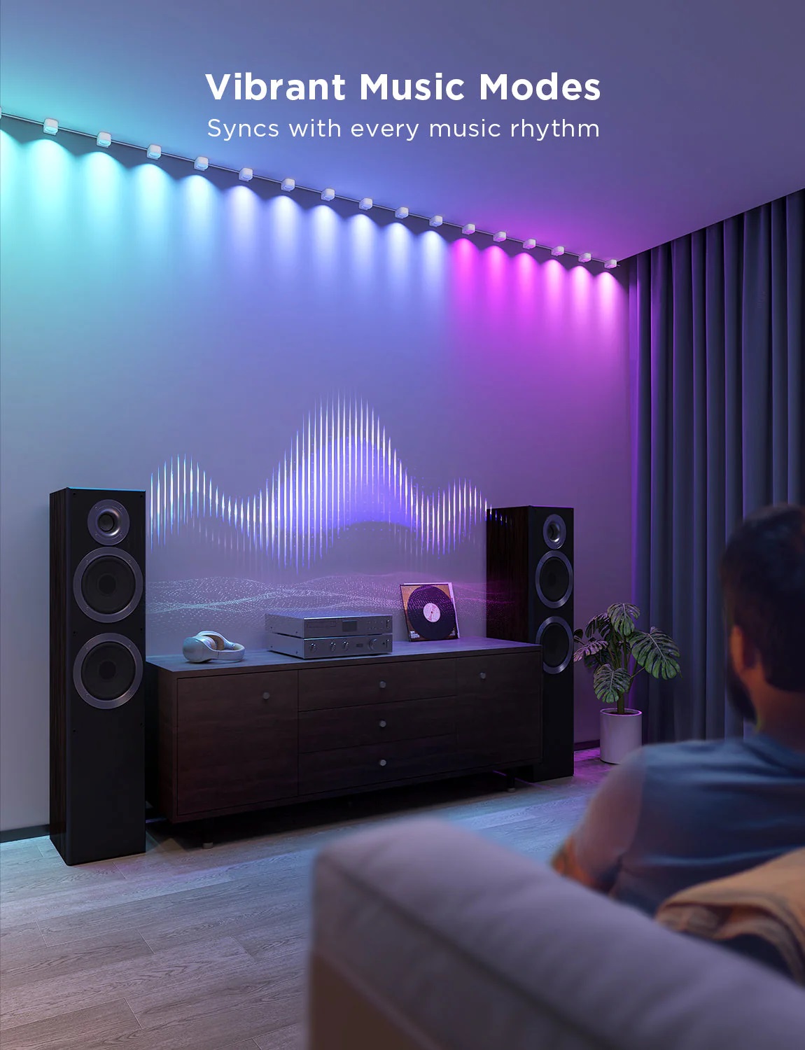 Govee LED Light String Downlights RGBIC 3m