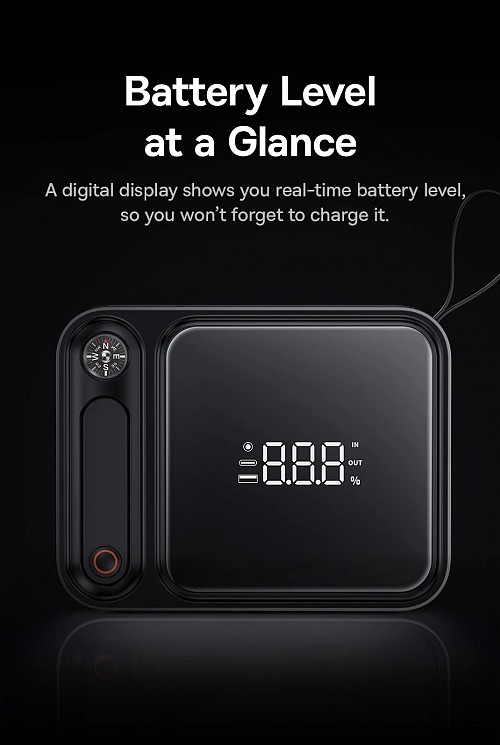 Baseus Car Jump Start Booster & Powerbank 26800maH 3000A