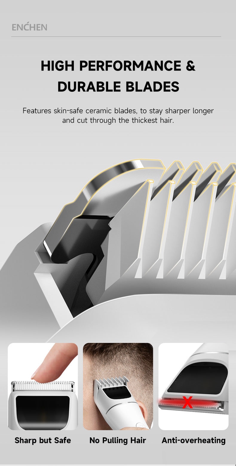 Enchen Hair Clipper BOOST 2 USB-C 1200mAh Black