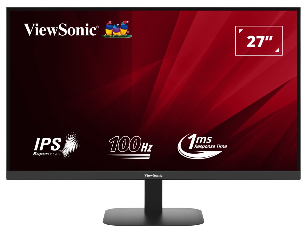 Viewsonic Monitor 27'' 2K IPS 100Hz HDR 10 Dual HDMI & DisplayPort VA2708-2K-HD