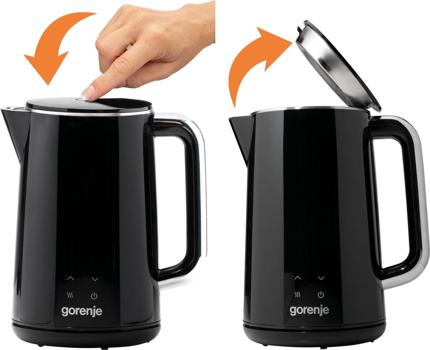 Gorenje Kitchen Kettle 2200W 1.5L Cool Touch & Temperature Control K17DWD