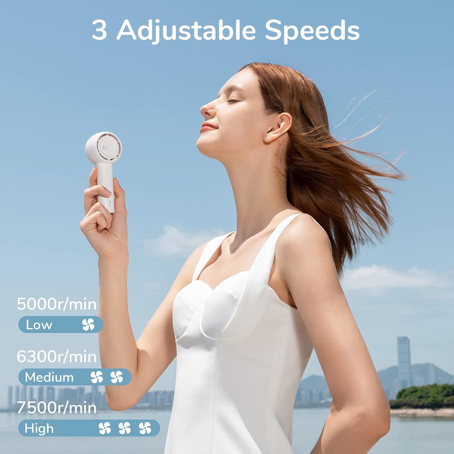 Jisulife Portable Personal Fan FA42 White