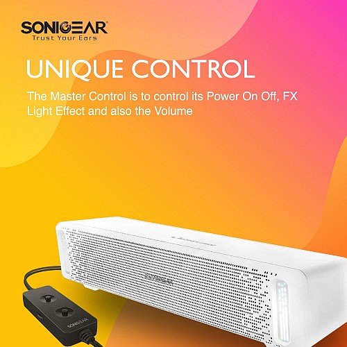 SonicGear SONICBAR U200 USB RGB Soundbar Black