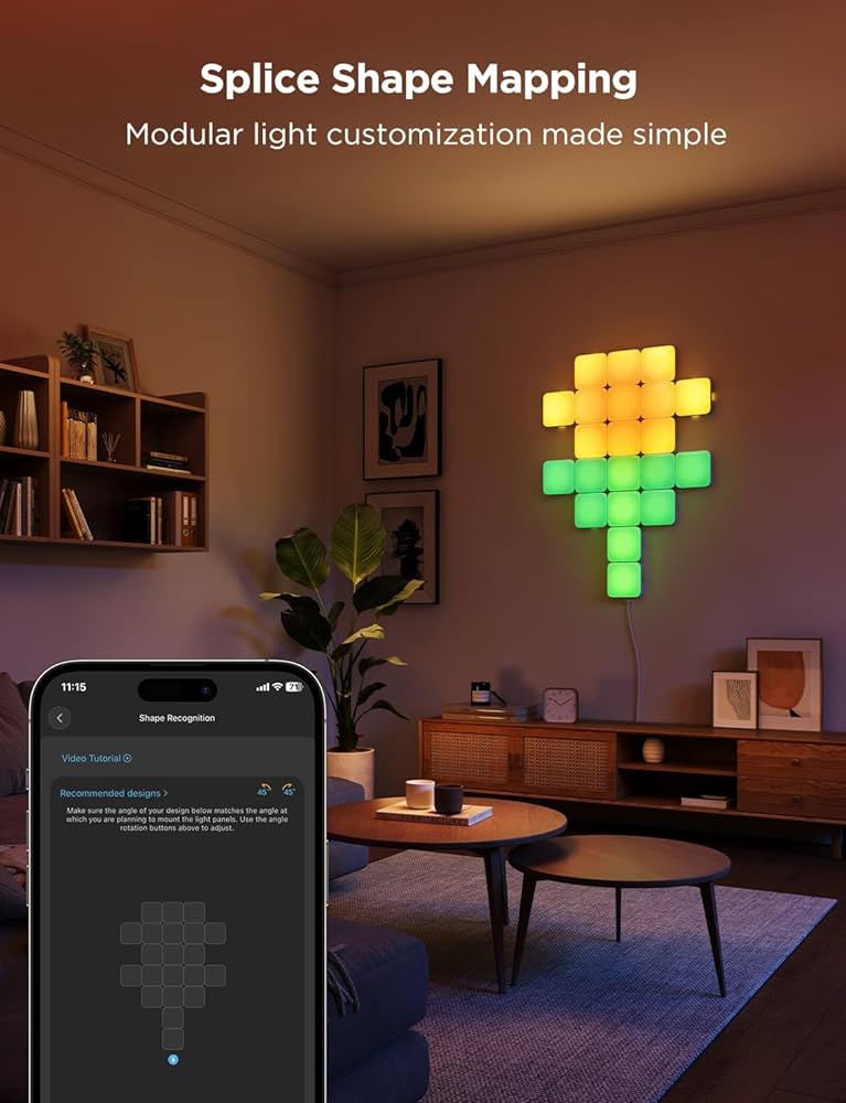 Govee Gaming Smart Mini Panel Lights (10pcs)
