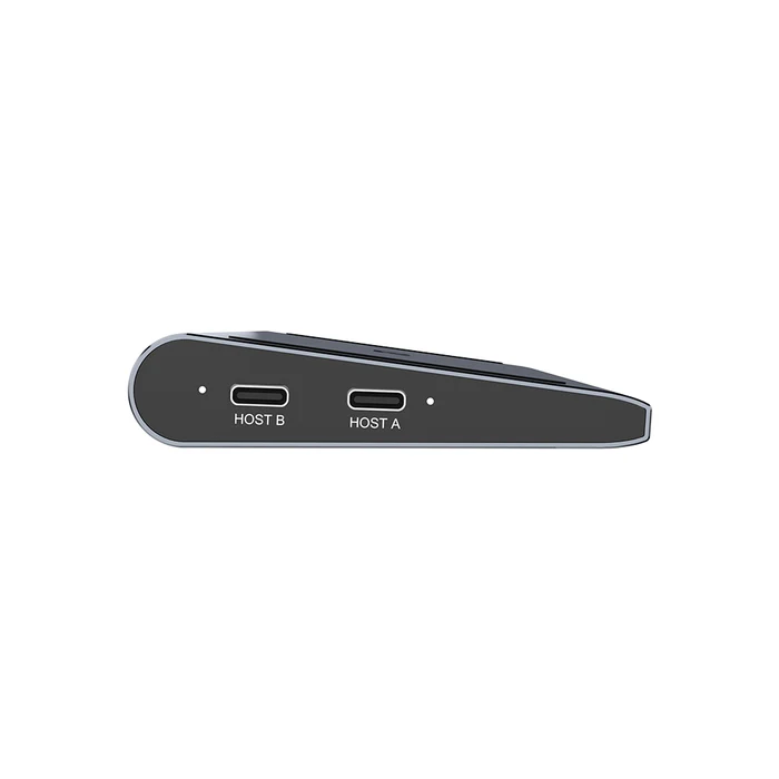 Unitek D1106A USB-C Docking Station & 2-Port KVM 10Gbps Triple Display (Connect 2 PCs to 3 Monitors)