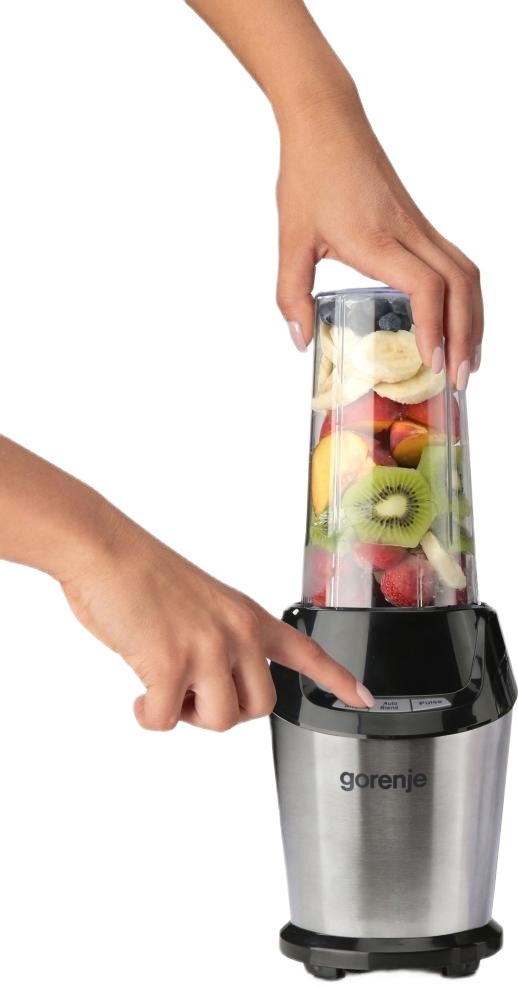 Gorenje Kitchen Blender 1000W 0.75L Tritan Jug 20000 RPM 2 Speed BN1000BK Black/Silver