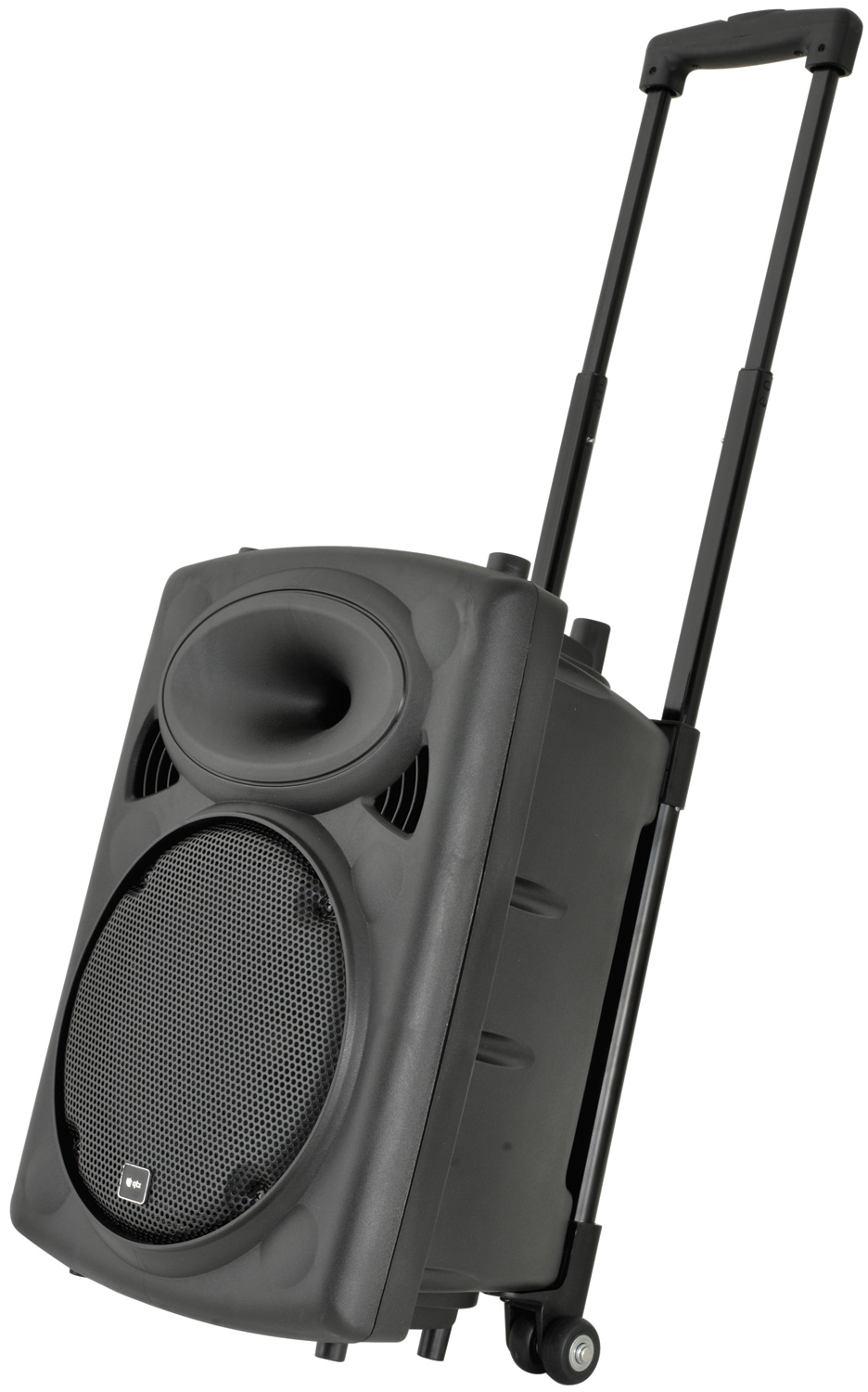 QTX QR10PA 10'' Professional Portable Karaoke & PA Speaker with 1x Wireless Microphone, Bluetooth USB & FM 178.839UK