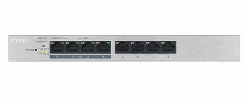 Zyxel SP 8-Port Gigabit PoE Managed Switch, 4 x PoE, 60W GS1200-8HPV2