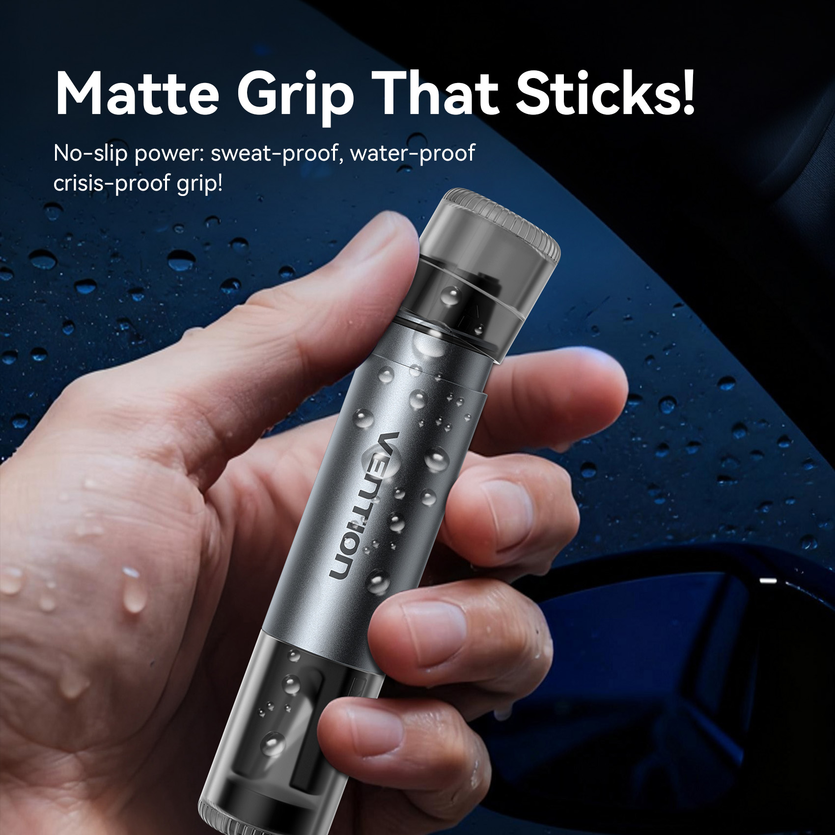 Vention Safety 2-in-1 Car Emergency Tool Glass Breaker + Seatbelt Cutter KRUH0