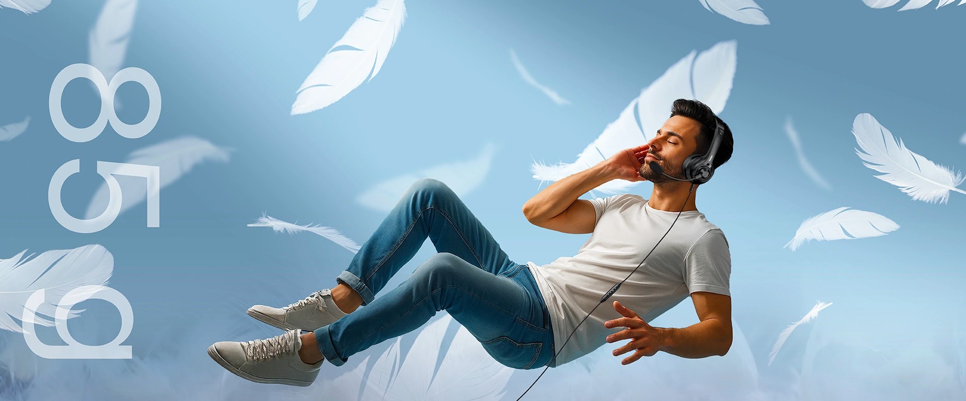 Genius PC Headset USB-A+C InLine Control & Ultra Soft Foam Cushions HS-235U AI
