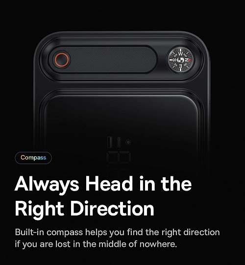 Baseus Car Jump Start Booster & Powerbank 26800maH 3000A