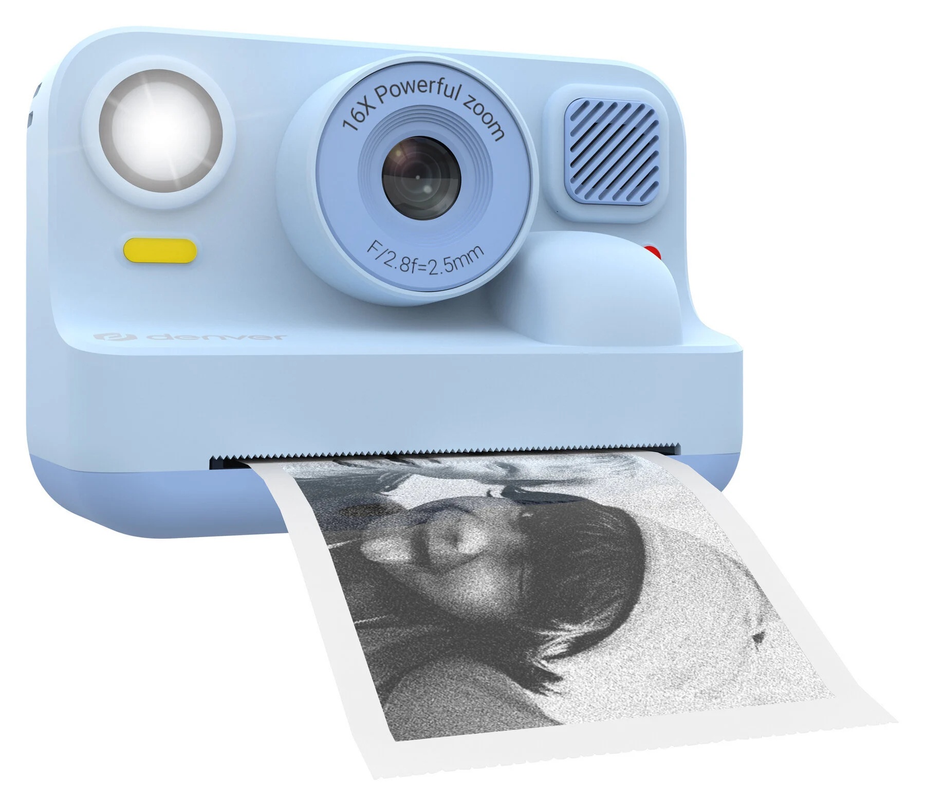 Denver KIDS Photo Digital Instant Camera 48MP Thermal Print & BT Print KPC-1374BTBU Blue