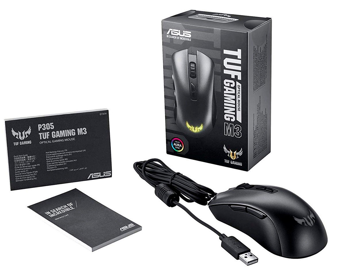 ASUS Gaming Mouse Wired RGB TUF GAMING M3