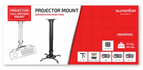 Superior Projector Mount 54-320mm SUPSTV013