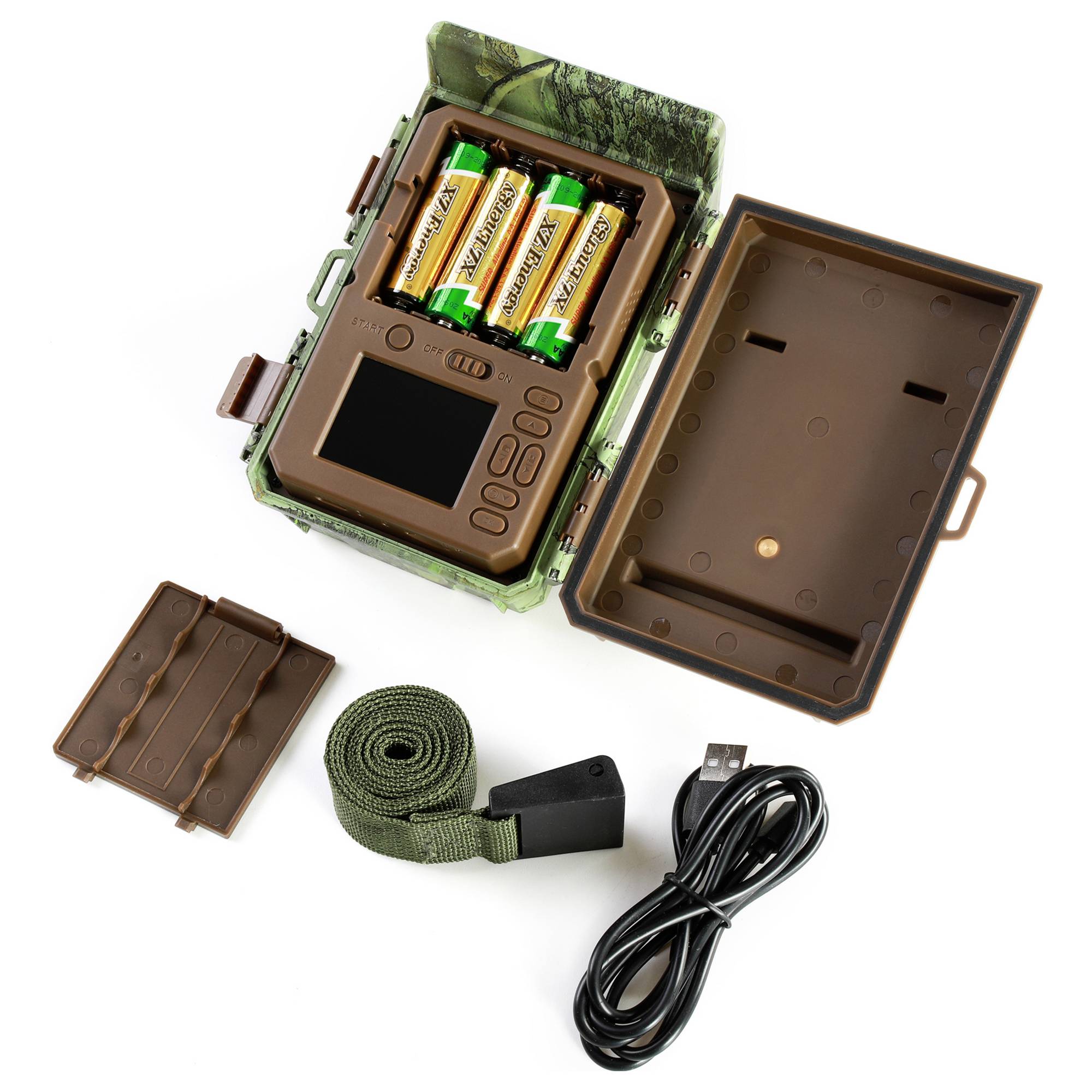 Denver Digital Wildlife Camera WiFi 4K IP67 with Built-in Solar Panel & 5200mAh WSW-8120