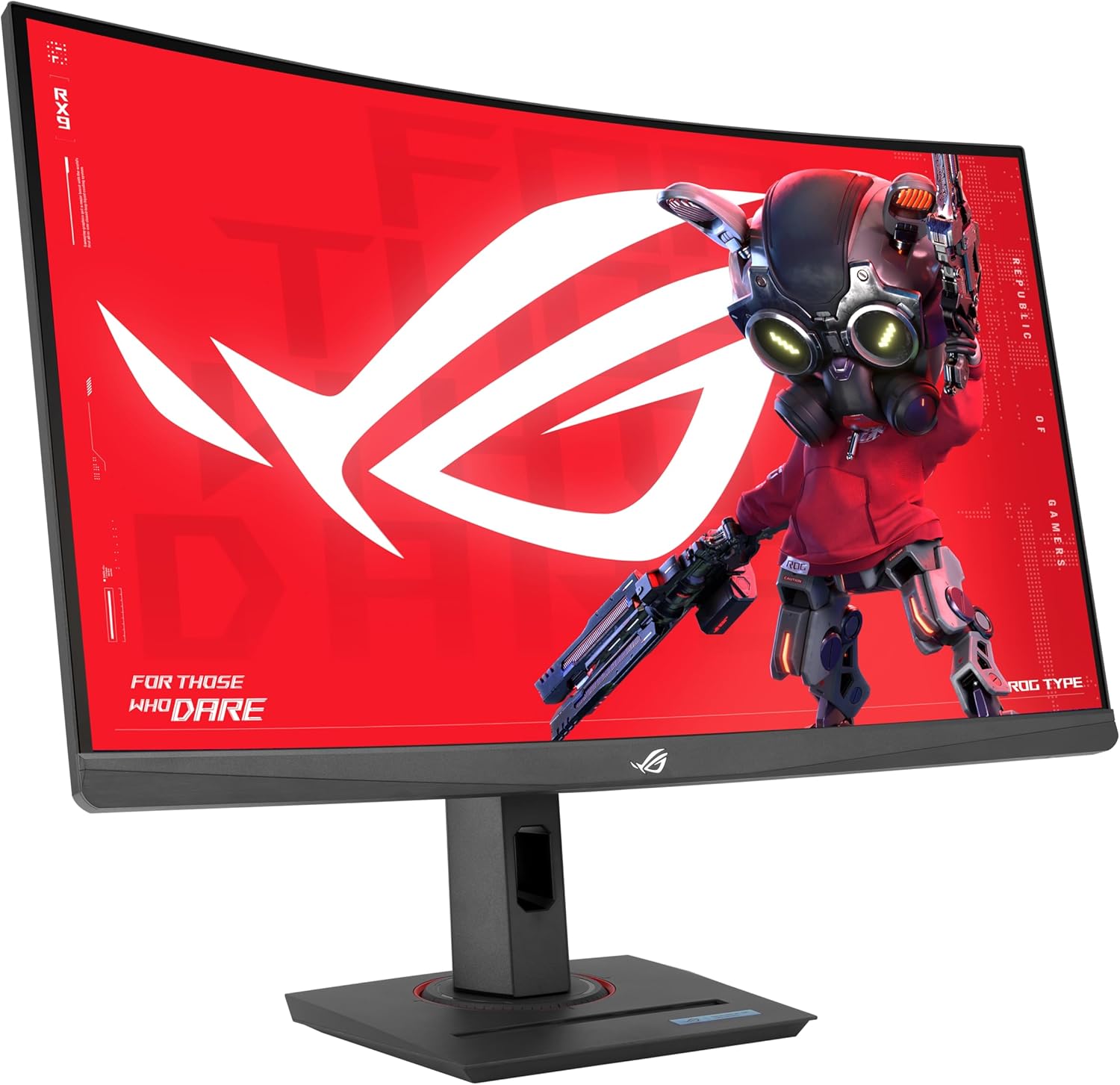 ASUS Monitor ROG Strix Gaming 27'' 2K Curved 180Hz HDR USB-C Ergonomic XG27WCS