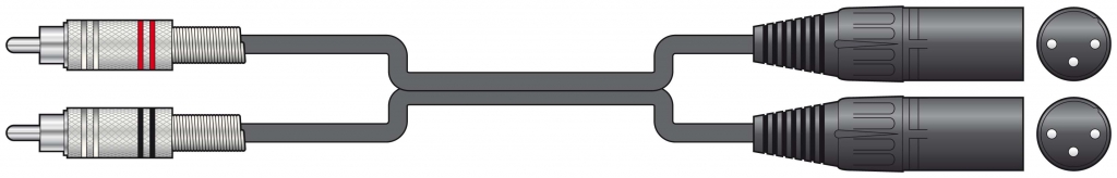 Chord Classic 2XLRM-2RCA 3.0m 190.059UK