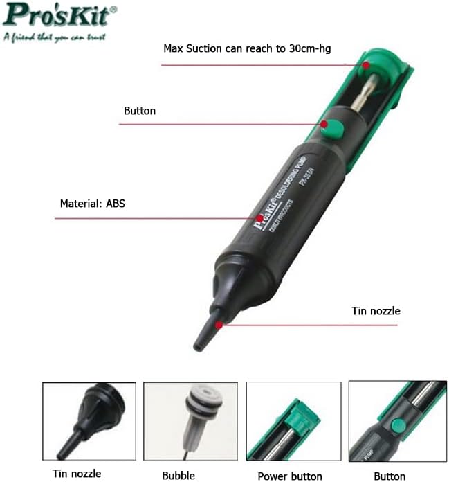 Proskit Soldering Pump for Desoldering 8PK-366N-G