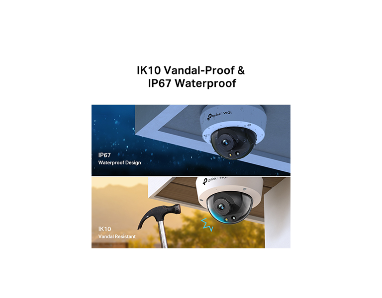 TP-LINK VIGI C230-4 3MP Full-Color Dome Network Camera ( 4mm )