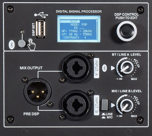 Citronic CLARA-12A Active Speaker 12'' 800W DSP/BT 178.152UK