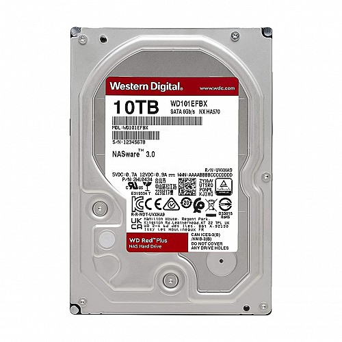 Western Digital RED PLUS NAS HDD 10TB 256MB WD101EFBX