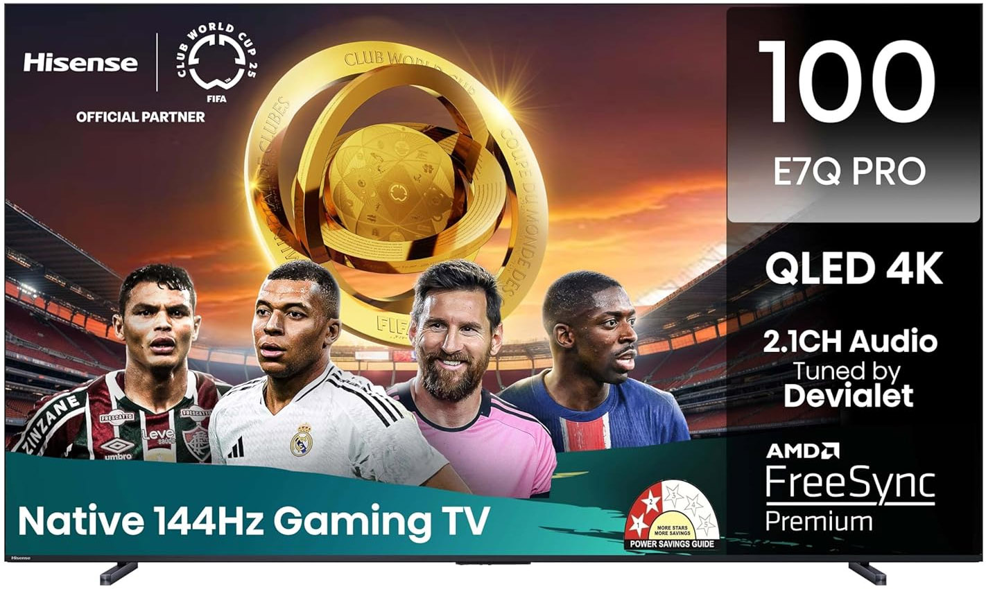 Hisense 100E7Q PRO 100'' 4K Smart QLED 120hz TV