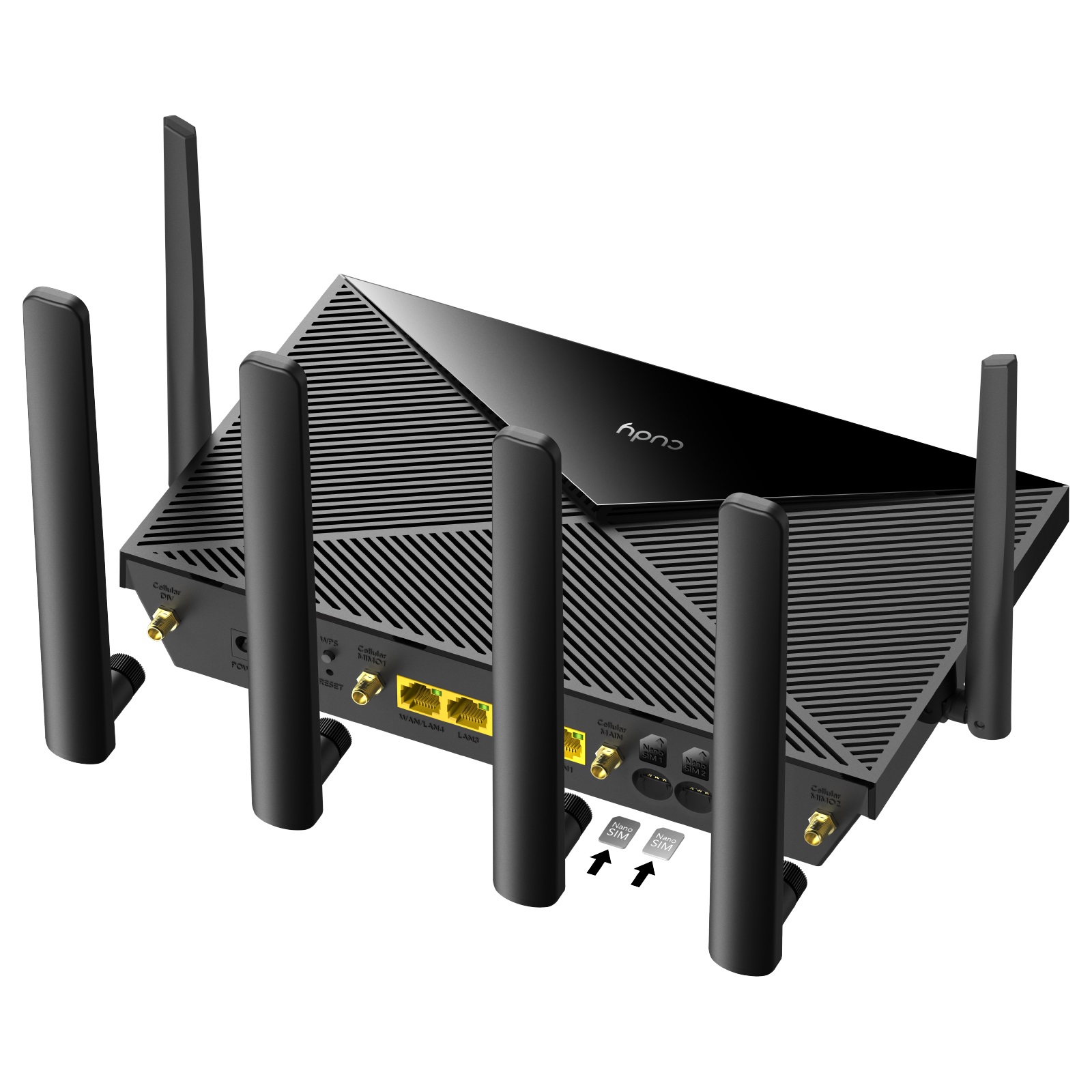Cudy Router 5G NR CAT6 AX3000 Dual Band Gigabit Wi-Fi 6 Mesh Dual-Sim VPN P5