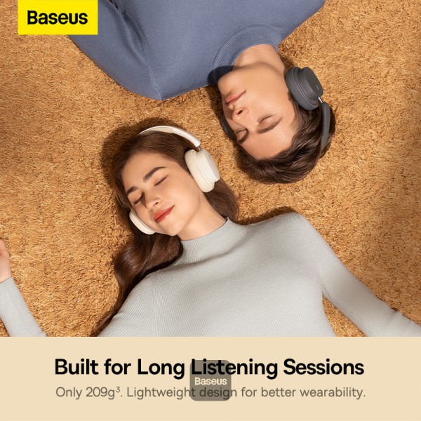 Baseus Wireless Headphones Bowie D05  Grey