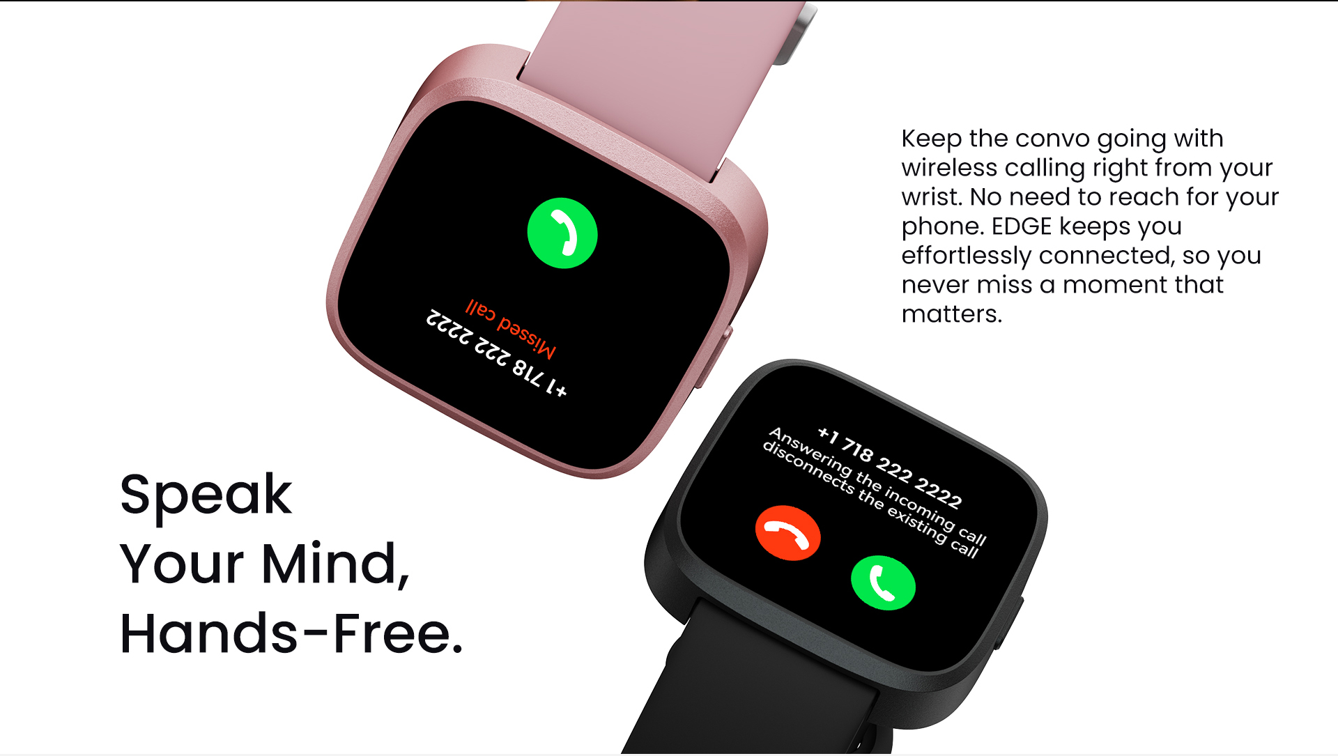 HiFuture Fashion SmartWatch EDGE Black