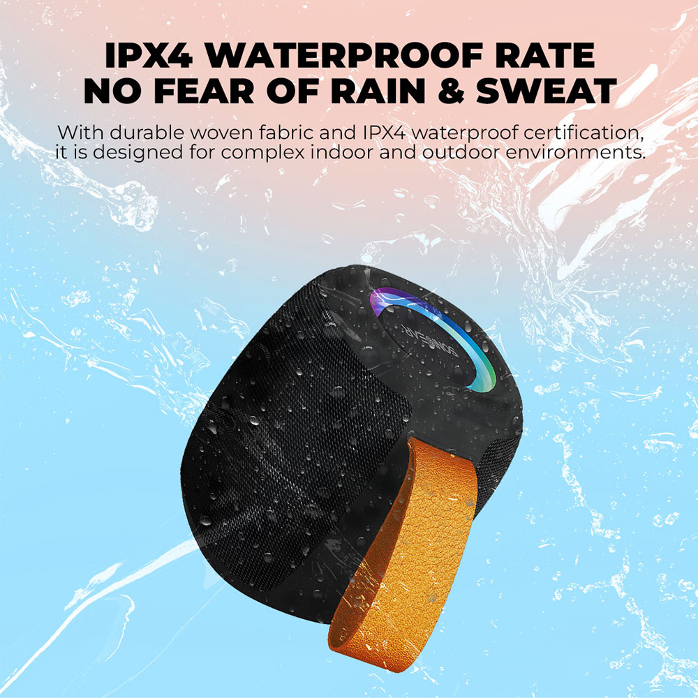 SonicGear Portable Speaker TWS BT/USB/FM/RGB SONICGO! 5 Storm White