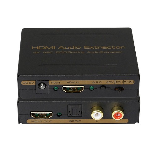 DigitMX DMX-CHHS3 HDMI TO HDMI+Audio (SPDIF+2RCA) Converter 4K