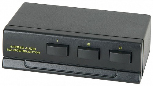 AV:link 3 Way Stereo Audio Switch 128.234UK