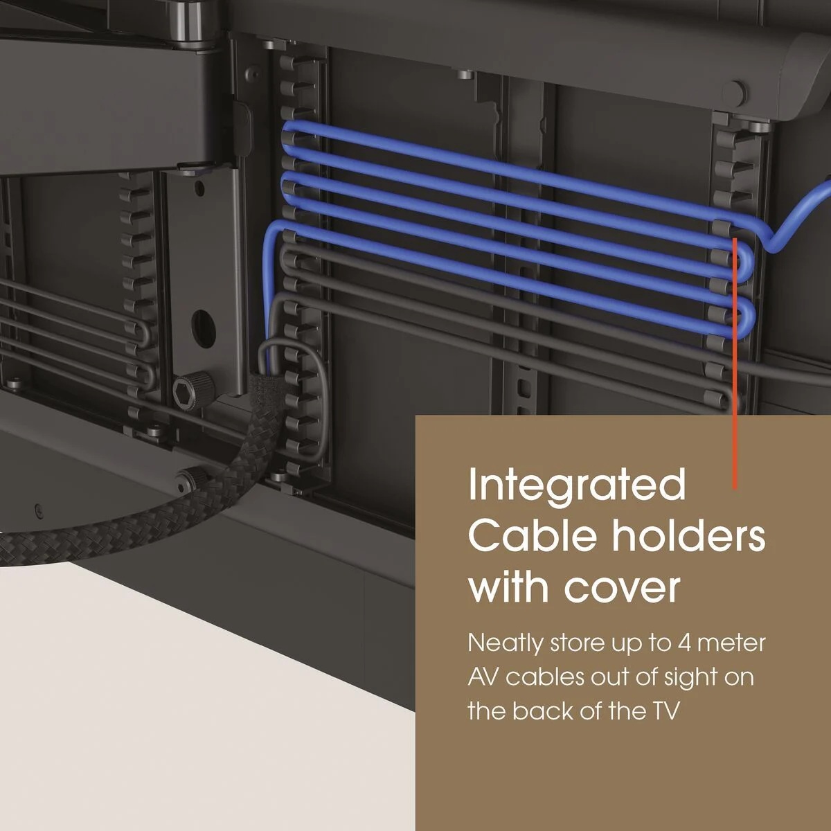 Vogels SIGNATURE TVM7655 OLED TV Wall Mount 60x40 Turn 4 arms 35kg 72cm