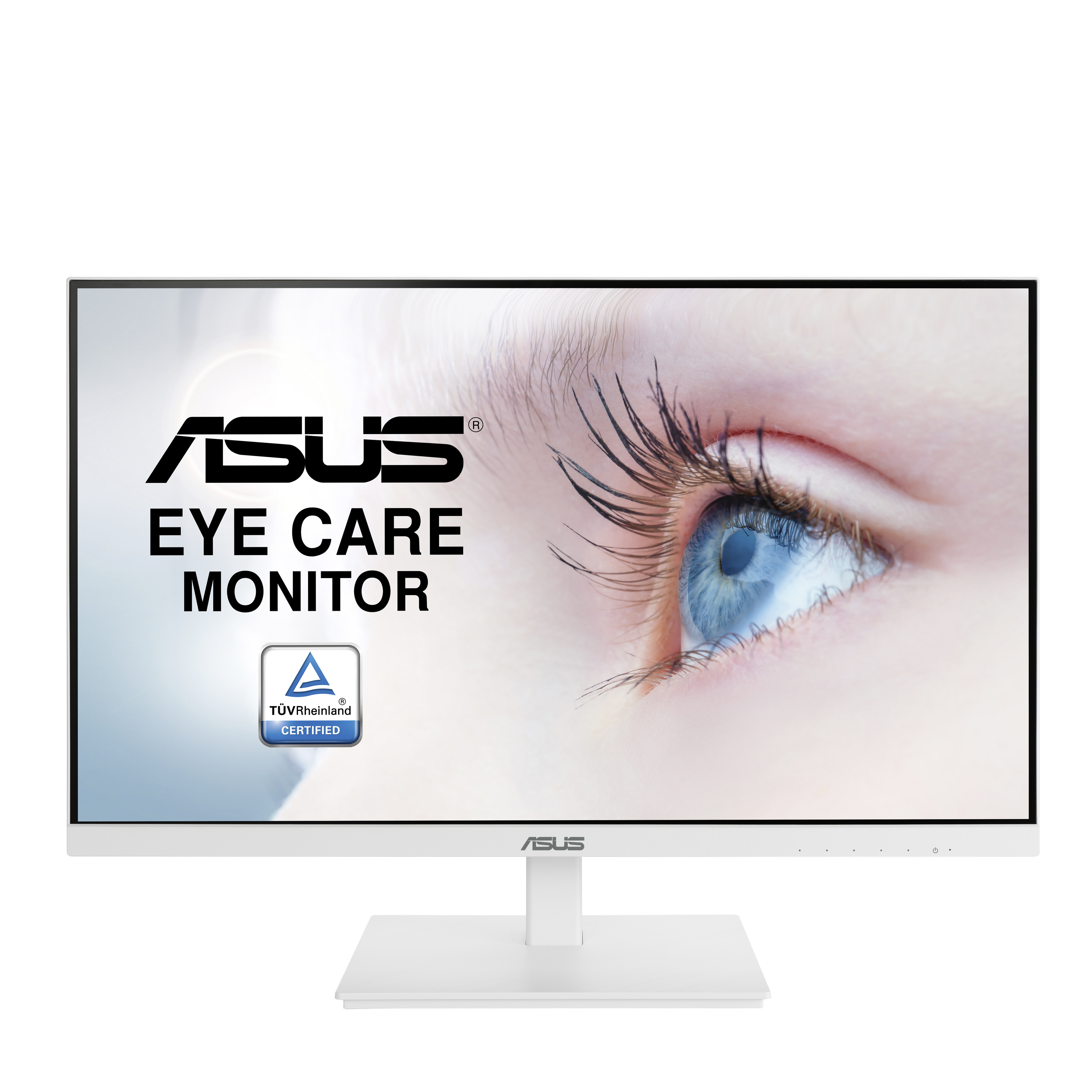 ASUS Monitor EyeCare 27'' FHD 75Hz Ergonomic USB Hub Speakers Frameless White VA27DQSB-W